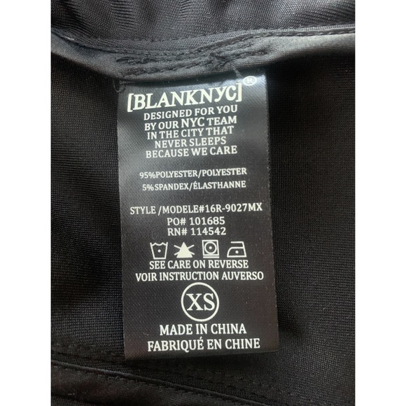 Blank NYC Velvet Asymmetrical Draped Zipper Moto Jacket Style 16r-9027mx - Picture 6 of 10